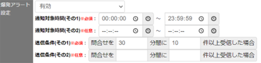 着信増加時に通知が届くように設定できます！